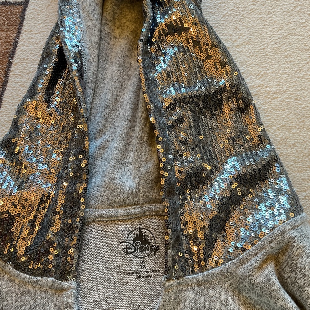 Walt Disney World Sequin Hoodie 1X - Picture 2 of 7